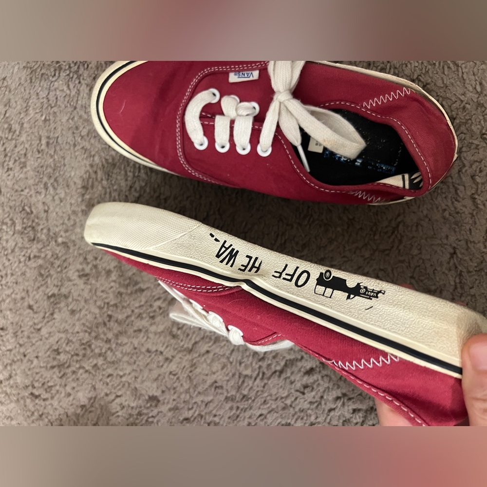 VANS Yusuke Hanai x SF Rumba Red - Tapes Partial Missing Size 8 - Picture 6 of 10